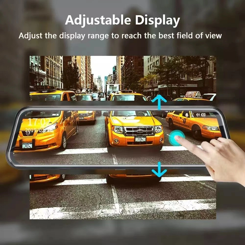 Latest Smart Digital DVR Dash Mirror Car Rear View Camera with G Sensor