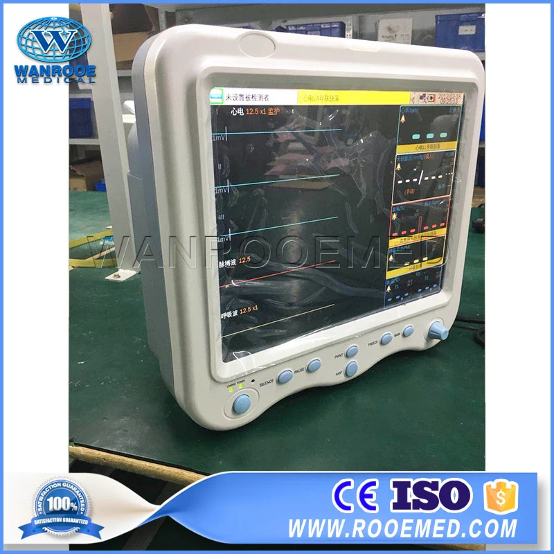 F15 Multi-Parameter médicos del Hospital de ambulancia portátil del monitor de paciente de la ICU