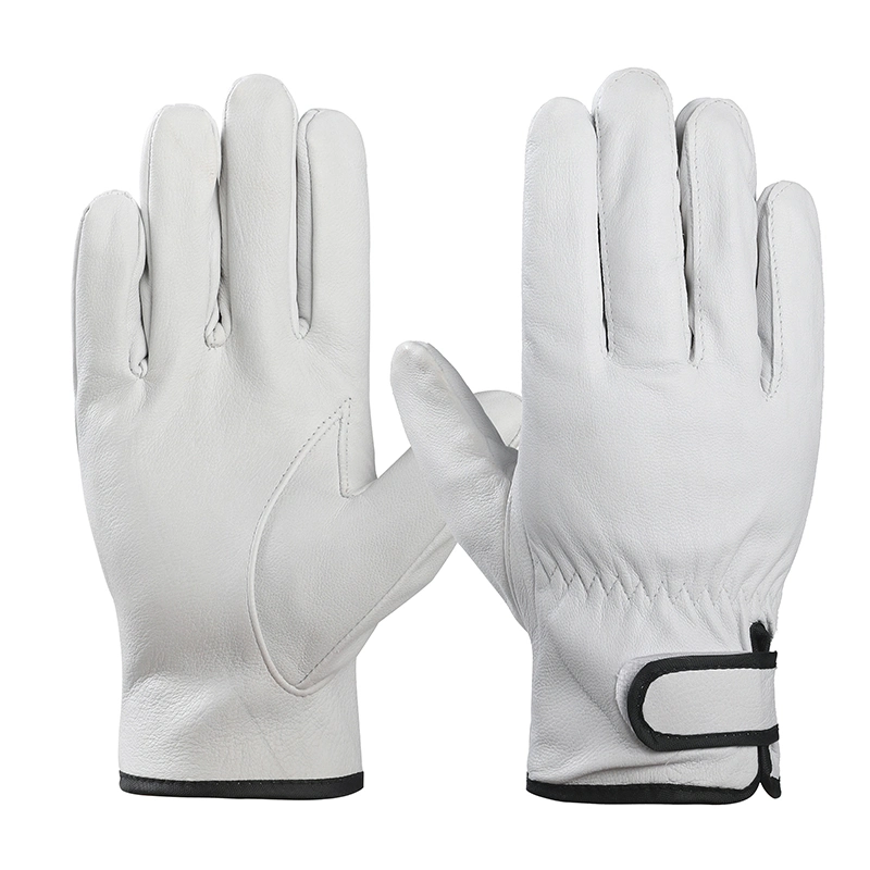 Wholesale/Supplier Goatskin/Sheepskin/Cow Leather Working Gloves Gloves Safety Gloves Personal Protective Equipments