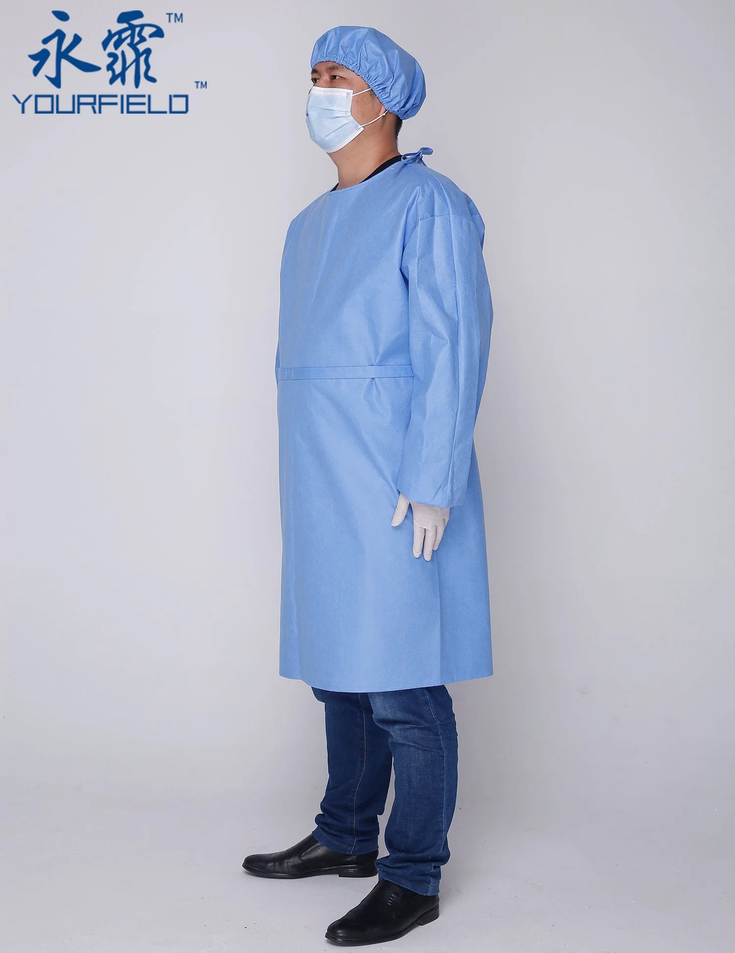 High quality/High cost performance  Medical SMS Disposable Surgical Gown for Hospital