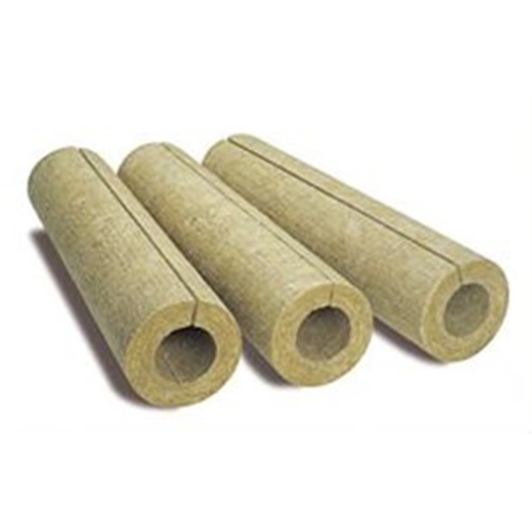 Rock Wool Pipe Thermal Insulation for Solar Water Heater Pipes