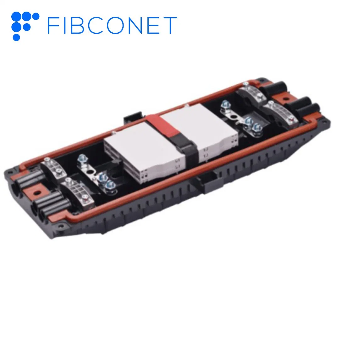 96 Core 6 Cable Inlet/Outlet Port Horizontal Fiber Splice Closure