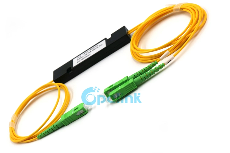 1X2 Sc/APC Optical Fiber Fbt Coupler, 1310nm&1550nm, 1m