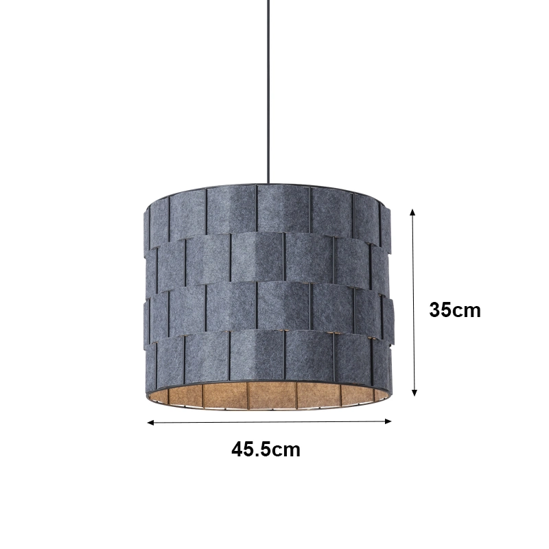 Pet Filz Acoustic Modern Sound Absorption Kronleuchter Personalisierte Dekorative Lampen