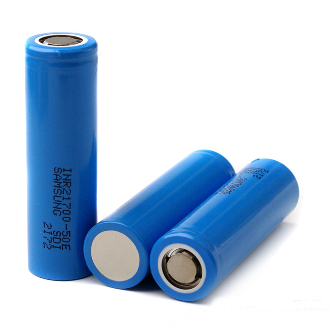 Batterie pour véhicule électrique Samsung 21700 50e batterie lithium-ion 5 000 mAh Mobile Cellule de batterie d'alimentation