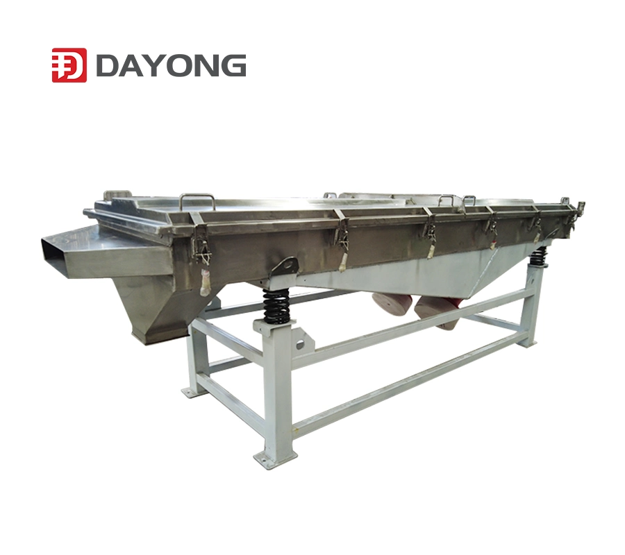 Ferro Alloy Silicon Aluminum Powder Linear Vibrating Screen Machine