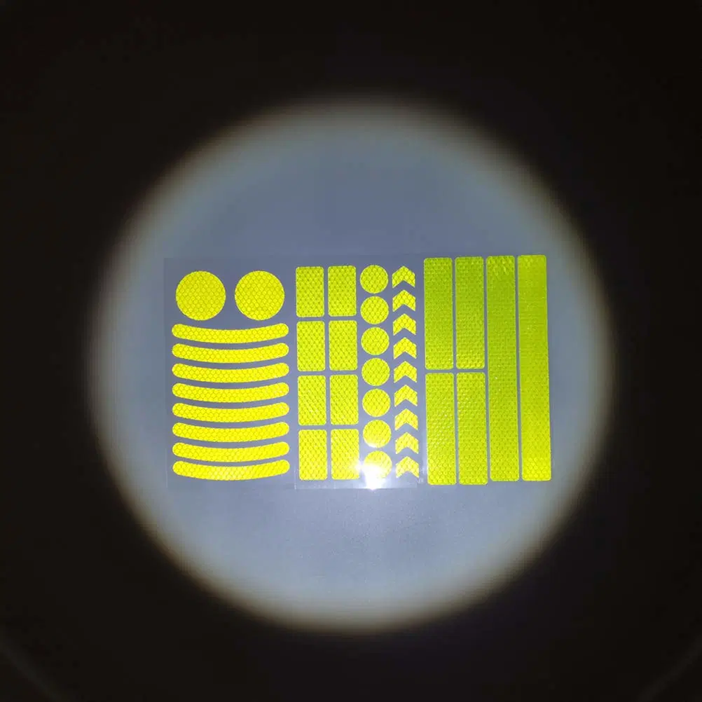 Светоотражающие наклейки, отражающей шлем наклейки Светоотражающие таблички, Bike светоотражающей лентой, Ночной наклеек для обеспечения безопасности, инвалидные коляски, мотоцикл, шлем, скутере