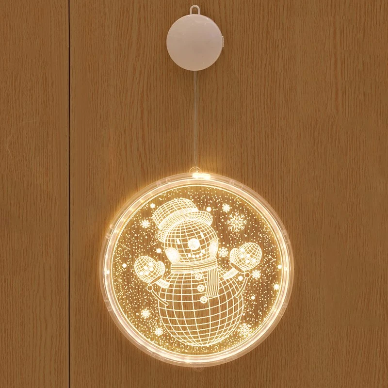 Indoor Christmas Wall Window Mounted Hanging LED Battery Lights