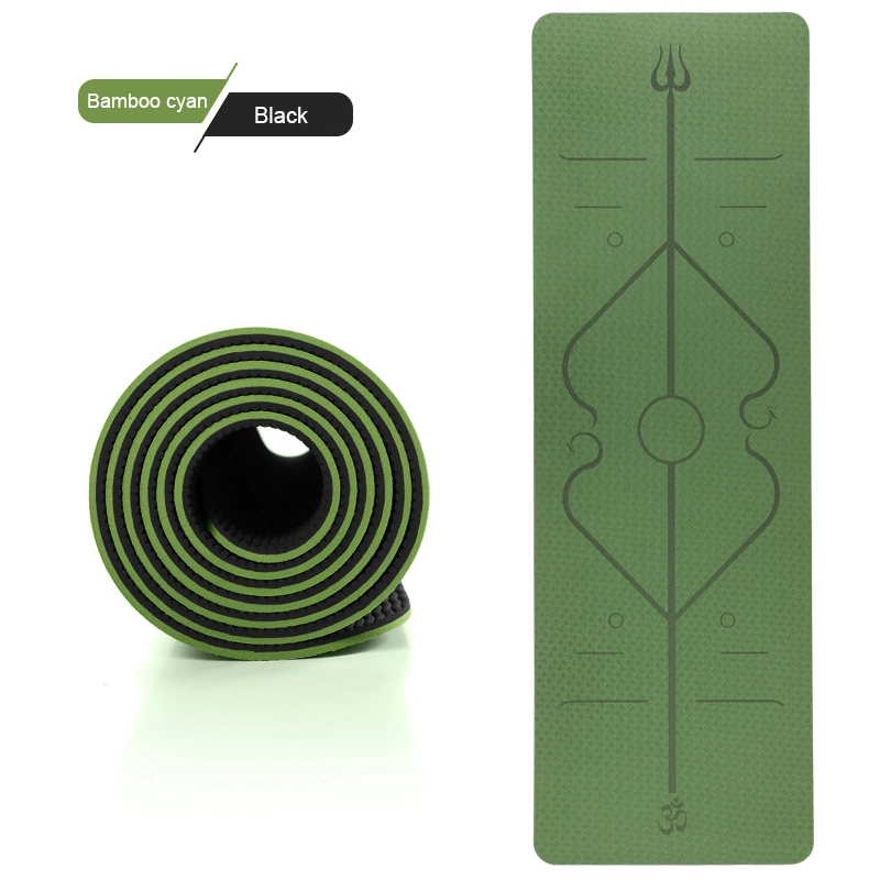 TPE Anti Slip Eco Exercise Fitness Rubber Foam Yoga Mat Pads Pilates