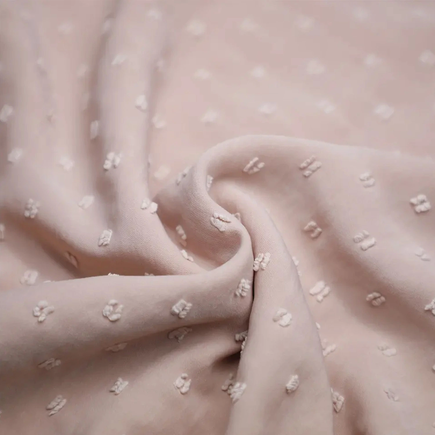 80d Coupe Fleur 100% Polyester Tissu Froissé Tissé pour Robe Femme Sph Tissu