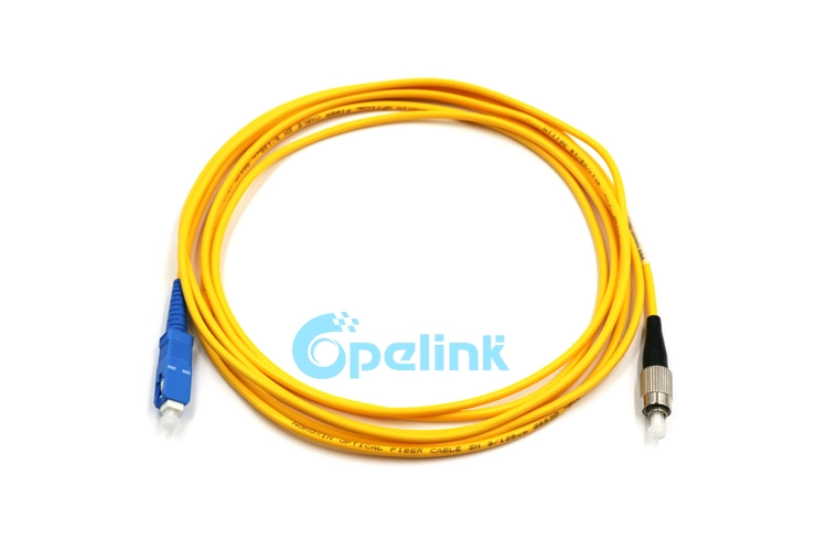 Sc-FC/Upc 2.0mm Sm Simplex 9/125 Fiber Optic Patchcord 10m