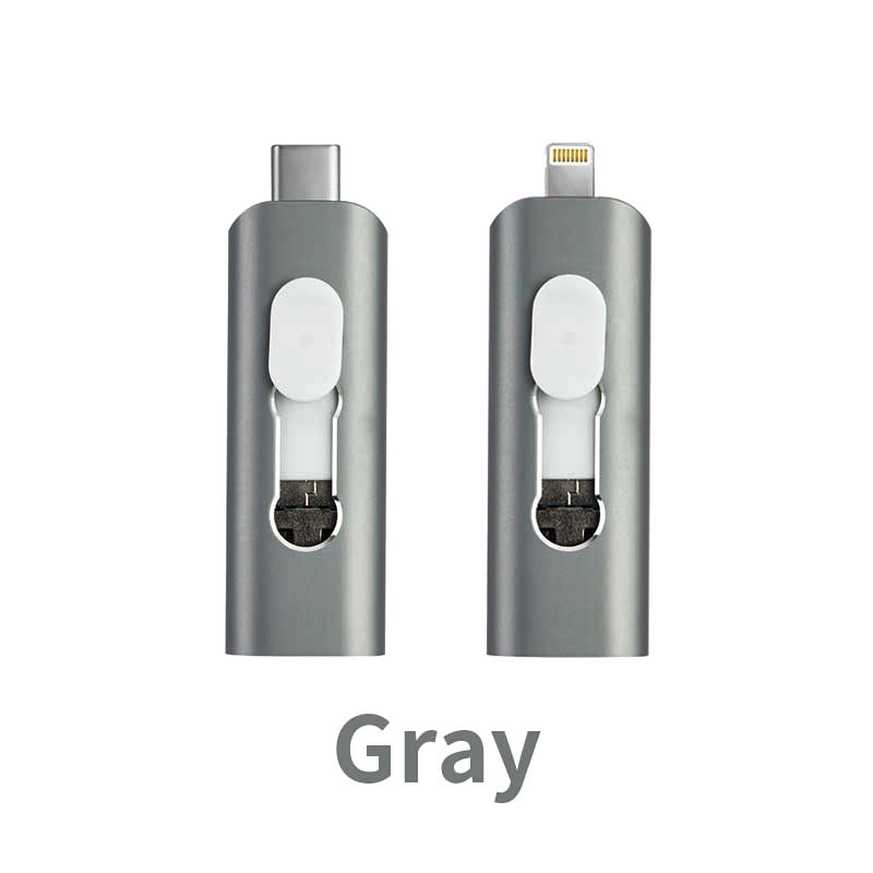 3 in 1 Metal Colorful USB 3.0 Flash Drive Type-C Mobile Phone USB Drive Ios Smartphone USB Stick