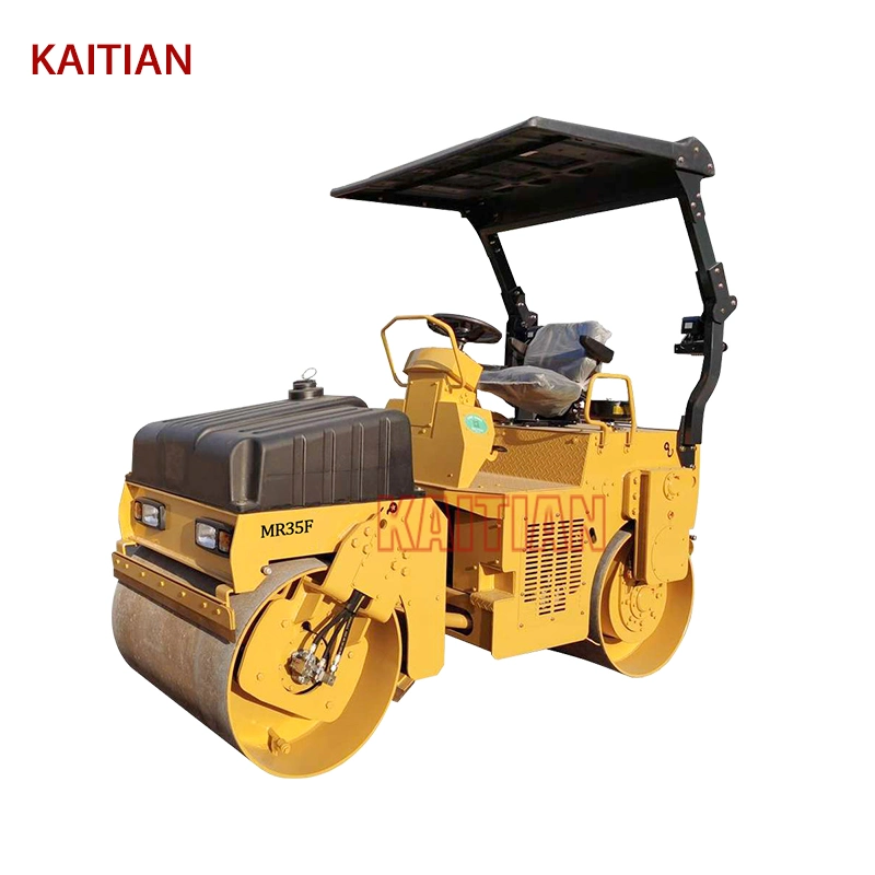 China Mini Full Hydraulic Honda Diesel Engine Vibratory Road Roller Compactor with Single Drum Cheap Price