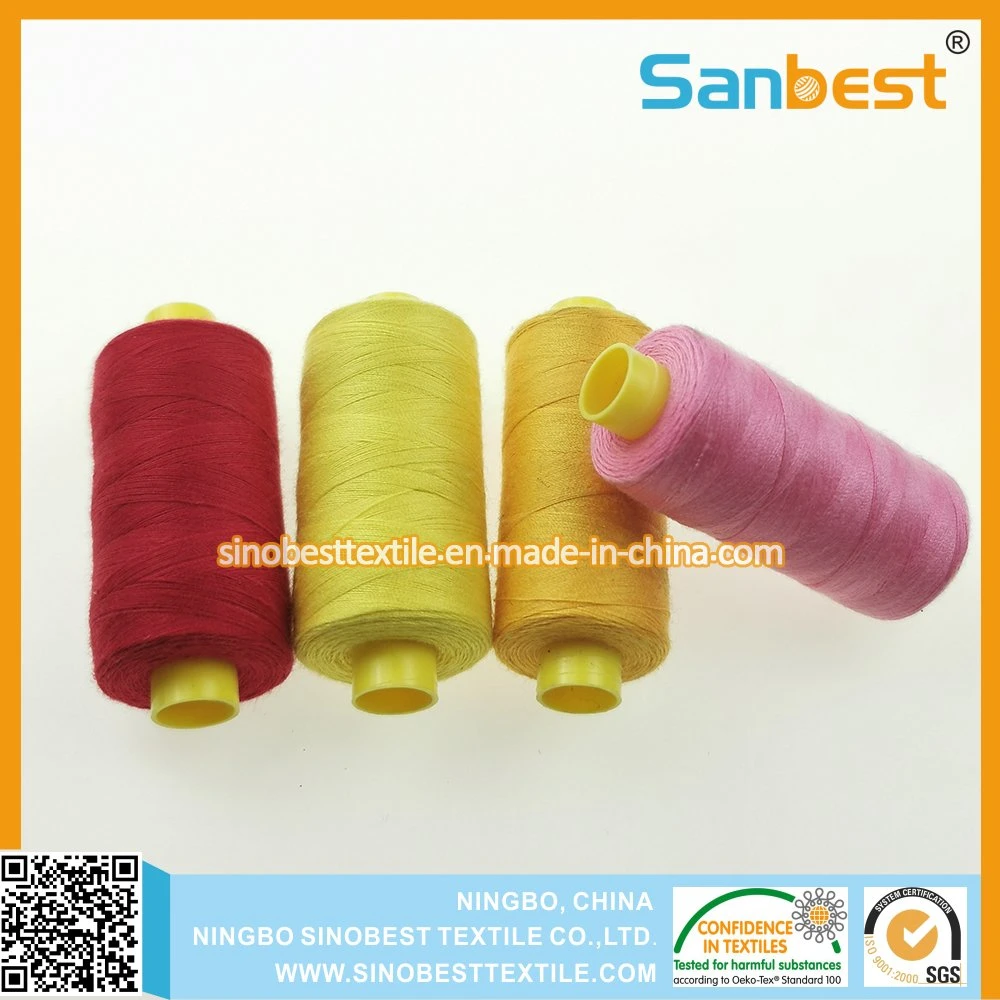 Spun Polyester Sewing Thread on Small Reels for Shirts