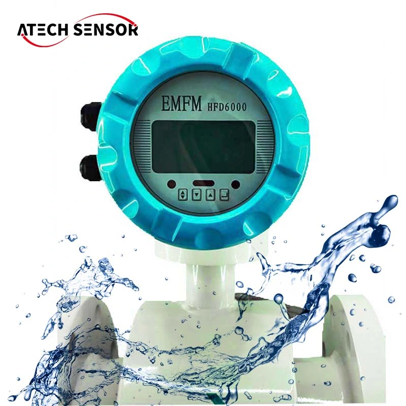 Non Invasive 6 Inch Flow Meter 8 Inch Electromagnetic Water Flow Meters Aoc Intelligent Flowmeter Prabayar 0.5 Inch Sensor