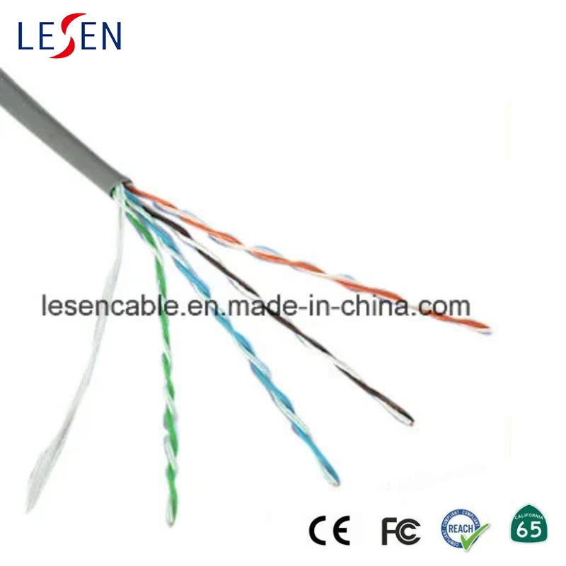 UTP Cat5e Cable with Bare Copper or CCA Conductor