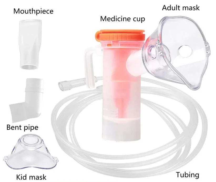 El nebulizador máscaras con 6ml máscara nebulizador boquilla del tubo elástico