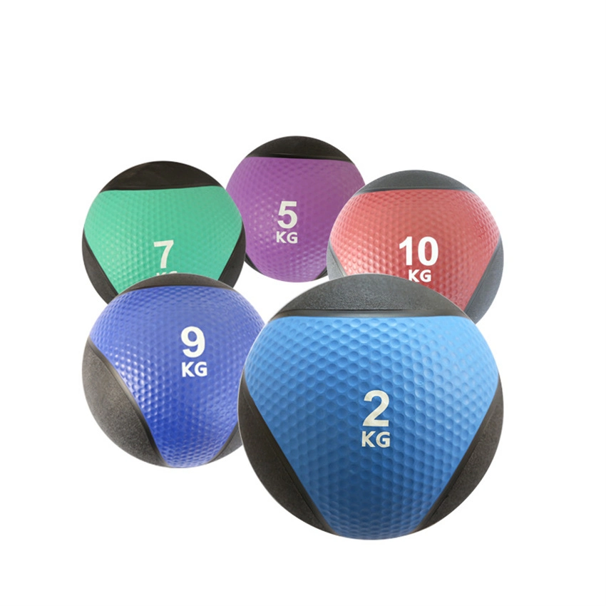 High Quality Good Price Gym Fitness Rubber Weighted Medicine Ball Rubber 1kg -10kg Strength Training Custom Logo Medicine Ball