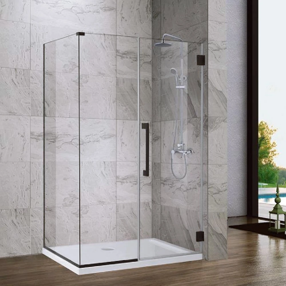 Salles de douche coulissante de porte coulissante en aluminium écran de douche cabines de douche