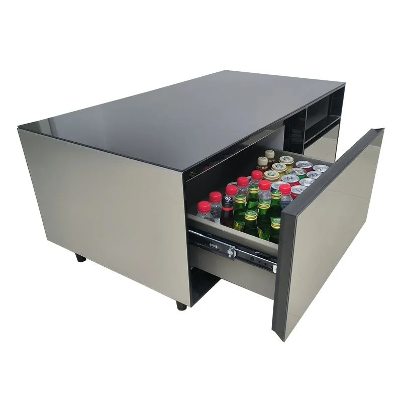 New Design Modern Smart Coffee Table with Refrigerator