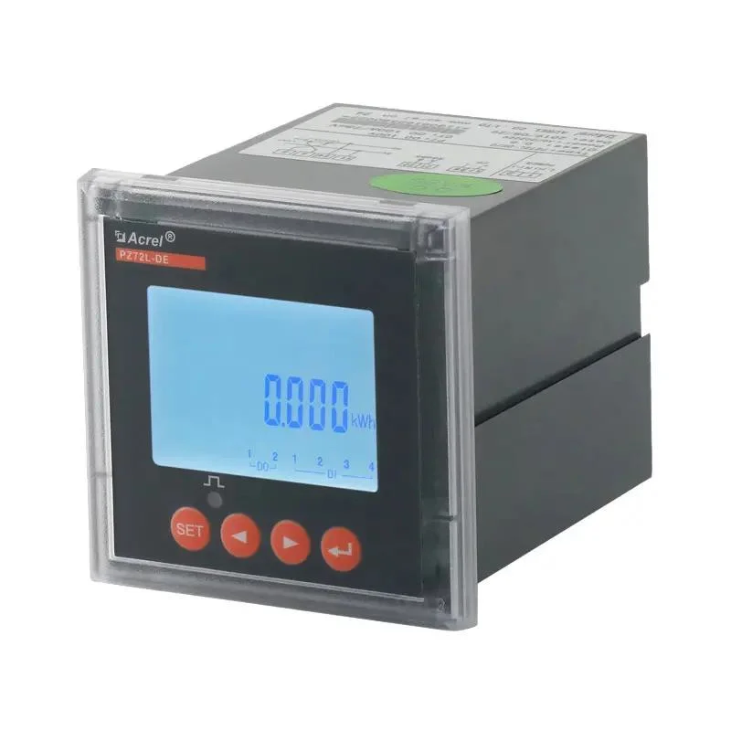 Acrel Pz72L-De DC Multi-Function Energy Meter with RS485 LCD Display