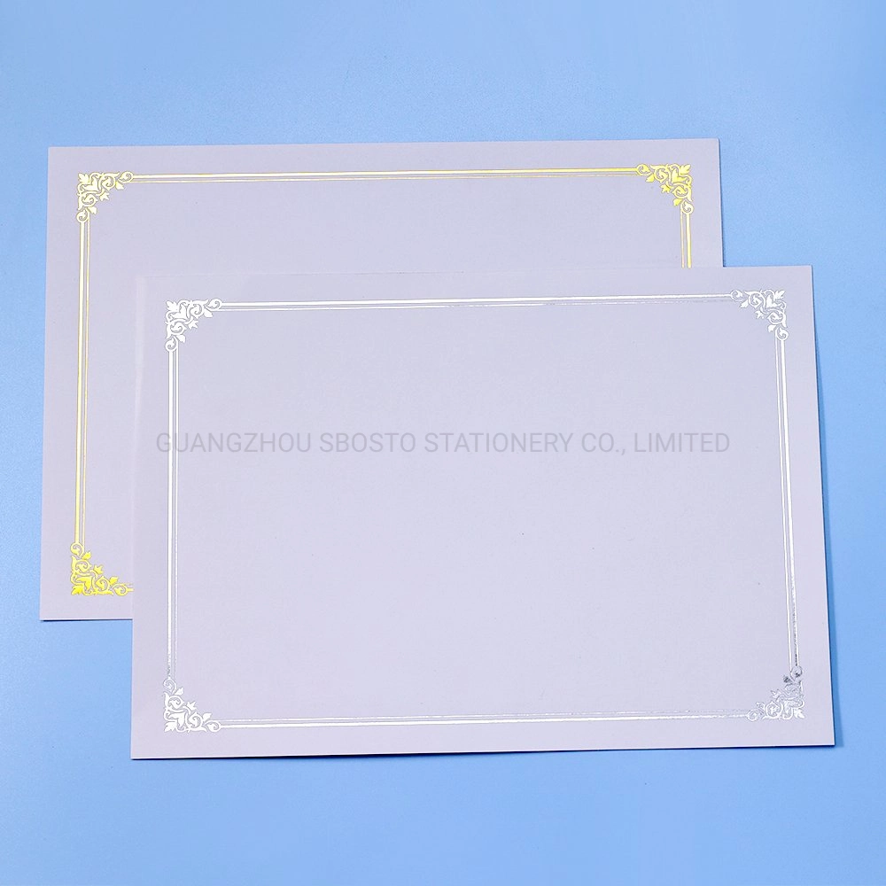 200GSM Hot Stamping High quality/High cost performance  Certificate Paper Degree Certificate Paper Sbosto Paper