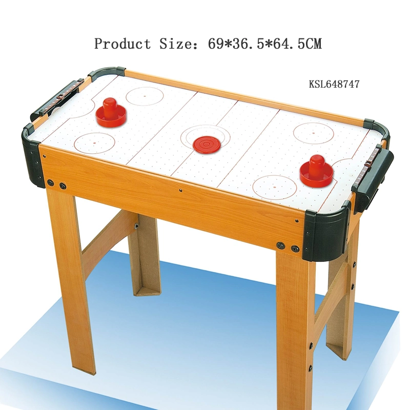 Fabrik Direktverkauf Eishockey Tischspiel Spielzeug Indoor Sport Hölzerne Kinder Familie Air Hockey Tabelle Spielzeug Eltern-Kind Sport Spielzeug Lustige Air Hockey Tabelle