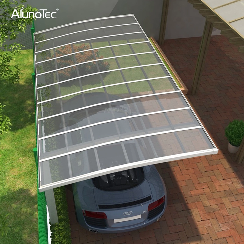 Outdoor Aluminum Carport Gazebo Shelter Polycarbonate Sheet Roof Car Parking Cover Carport