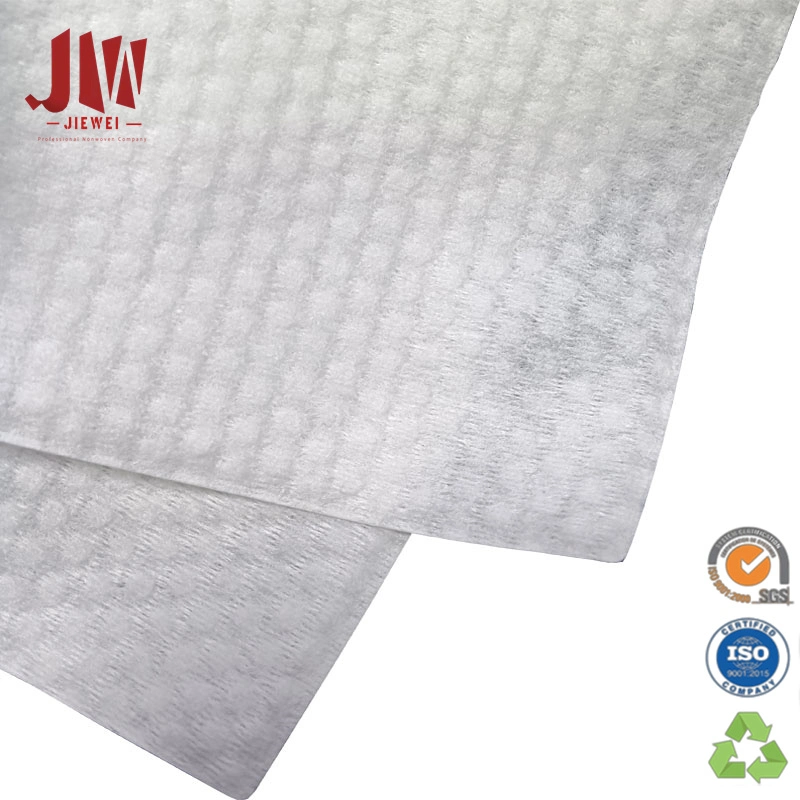 Plain Spunlace Nonwoven Fabric Non Woven Polyester Fabric Price for Wet Wipe