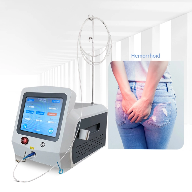 Best Laser Treatment Hemorrhoids Diode Medical Laser Surgery with 980 Nm 1470 Nm Proctology