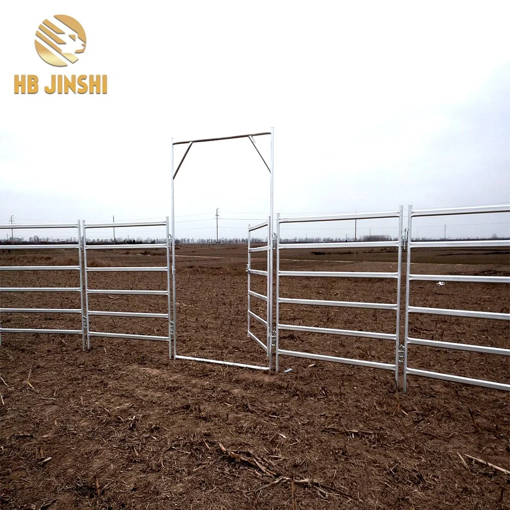 Granja de tubo galvanizado reforzado valla Panel para el caballo