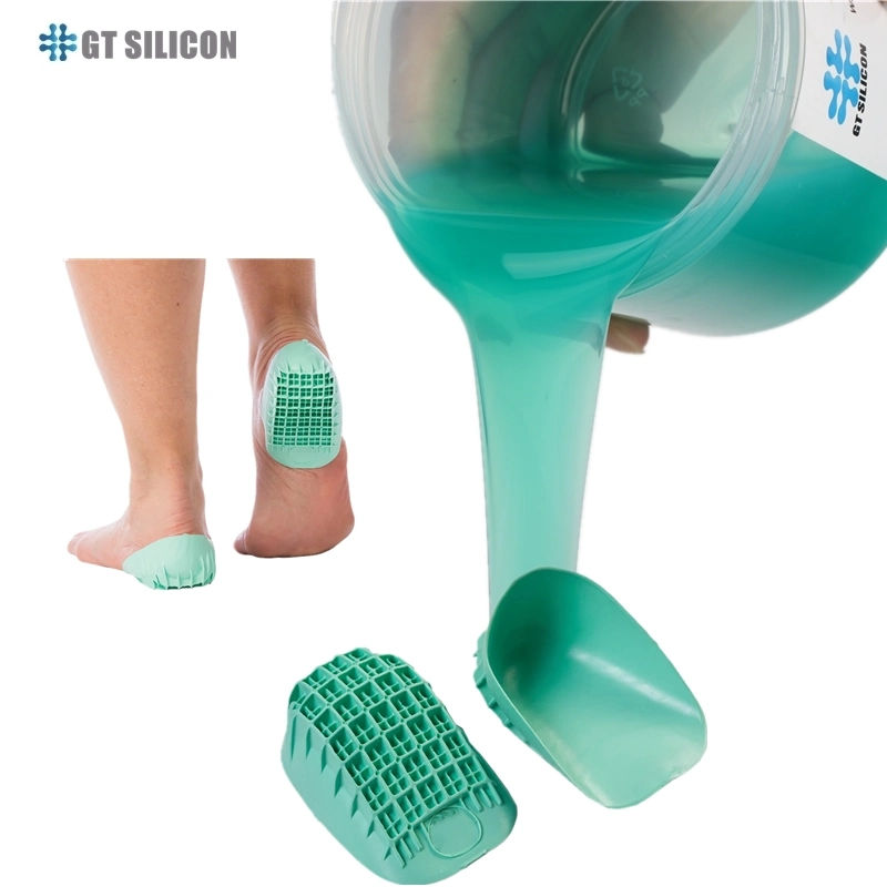 Soft Medical Grade Foot Health Shock-Absorption Heel Supporting RTV-2 Liquid Silicone Rubber for Insole Making