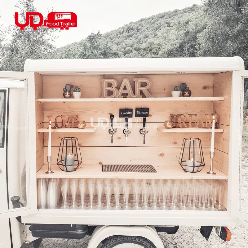 UD Hot Selling Fast Ice Cream Caravan Tricycle Fully Equipped Cheap Mobile Food Truck