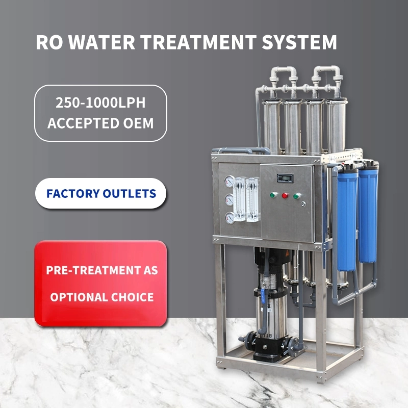 Sistema de purificação de água totalmente automático de água RO Comercial Equipamentos para a fábrica de manufatura industrial