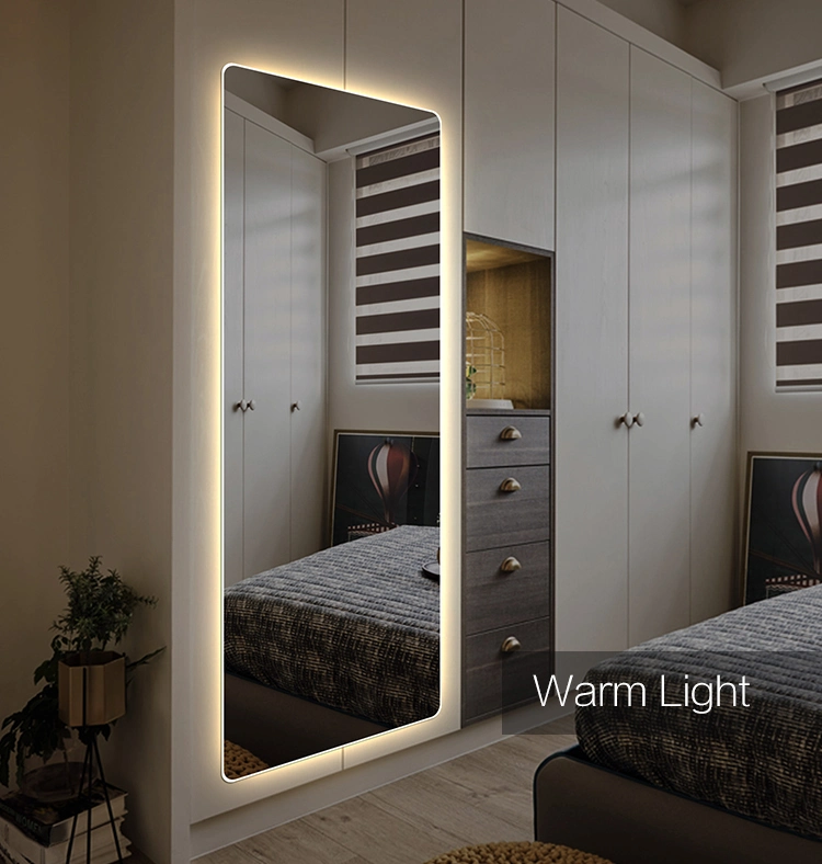 Original Factory Frameless Illuminated Light LED Wall Decorative Mirror Full Body