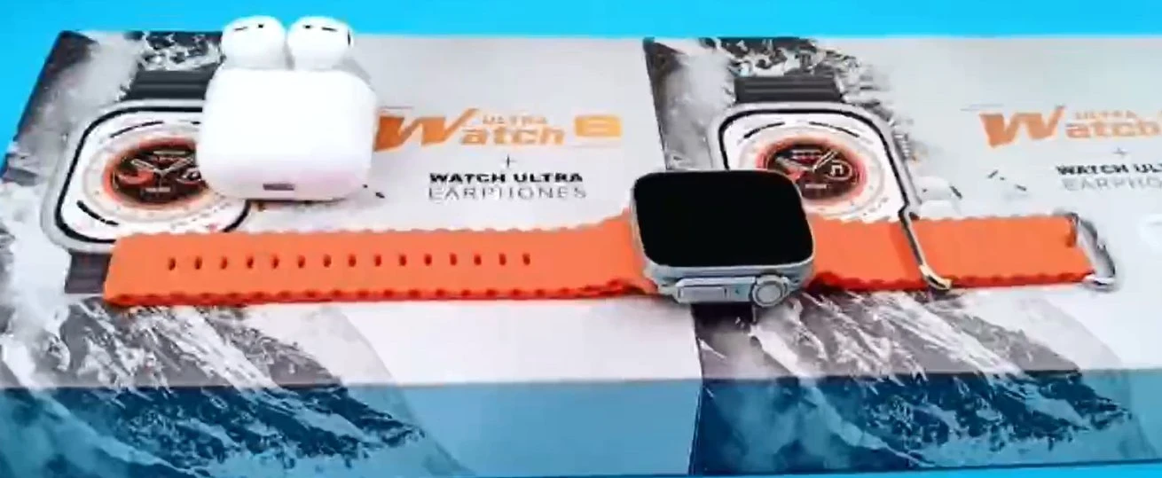 2022 The Latest Affordable and Fashionable Combination Package of Watch 8 Ultra and Headphones