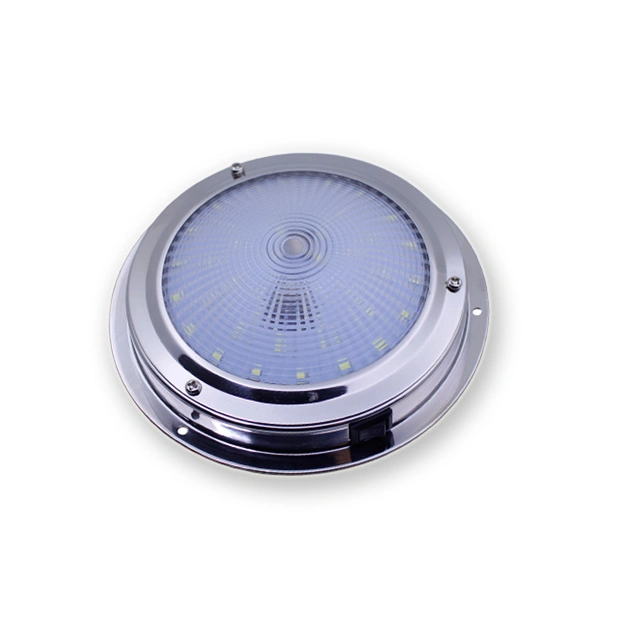 107mm P67 Water Proof 12 Volt RV Marine Boat LED Interior Exterior Ceiling Dome Lighting with on off Switch