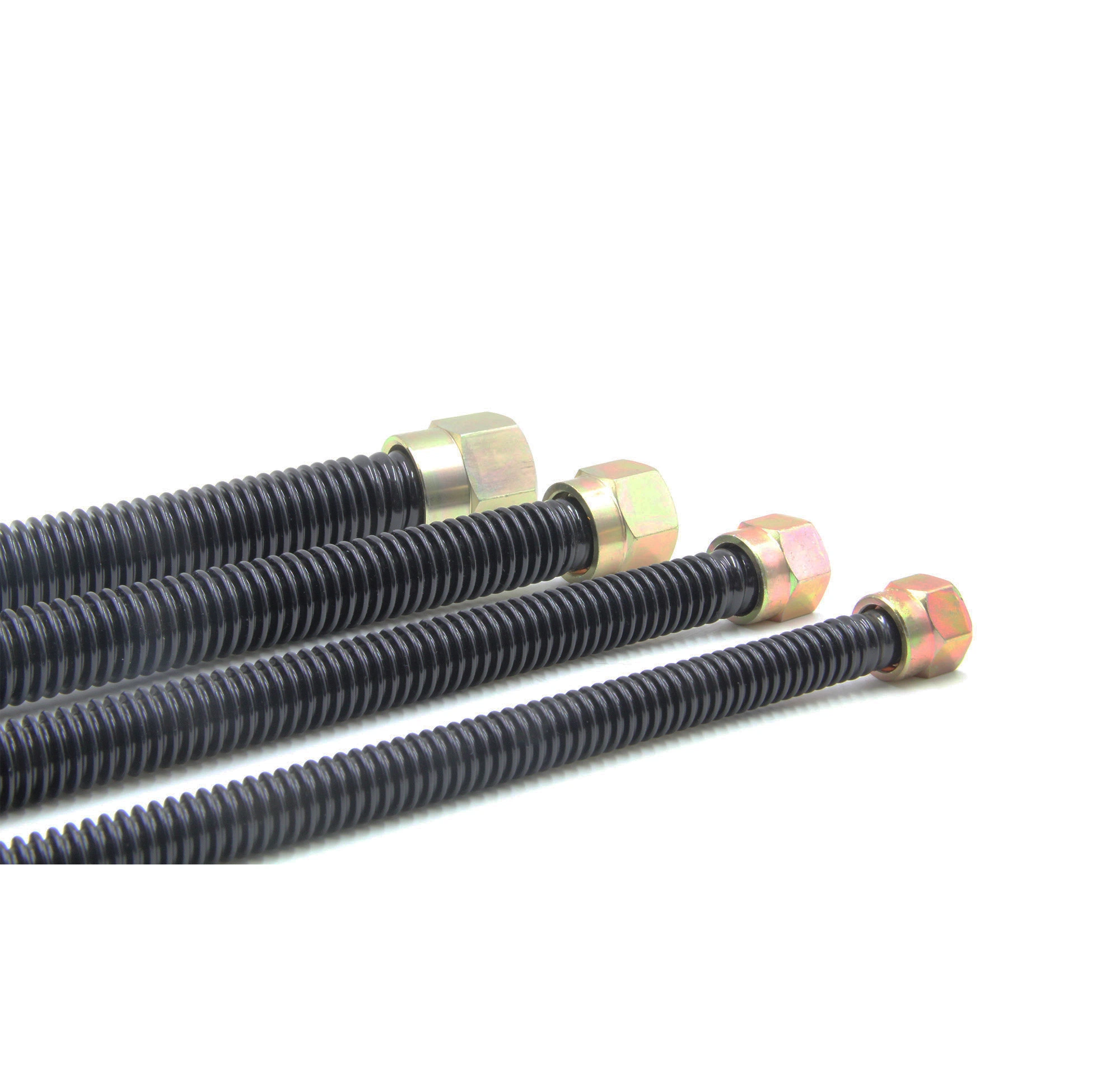 Flexible Corrugated Gas Appliance Connector Black Coating