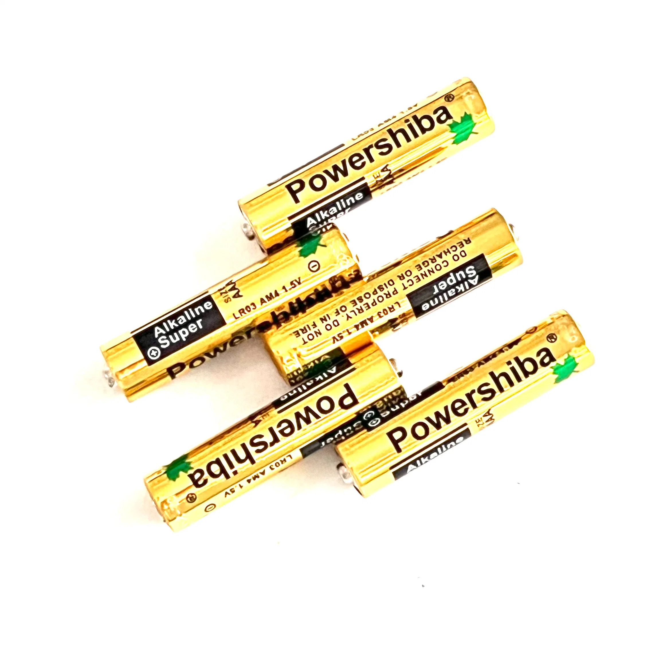 Primary Dry Cell AAA Lr03 Am4 Alkaline Battery for MP3