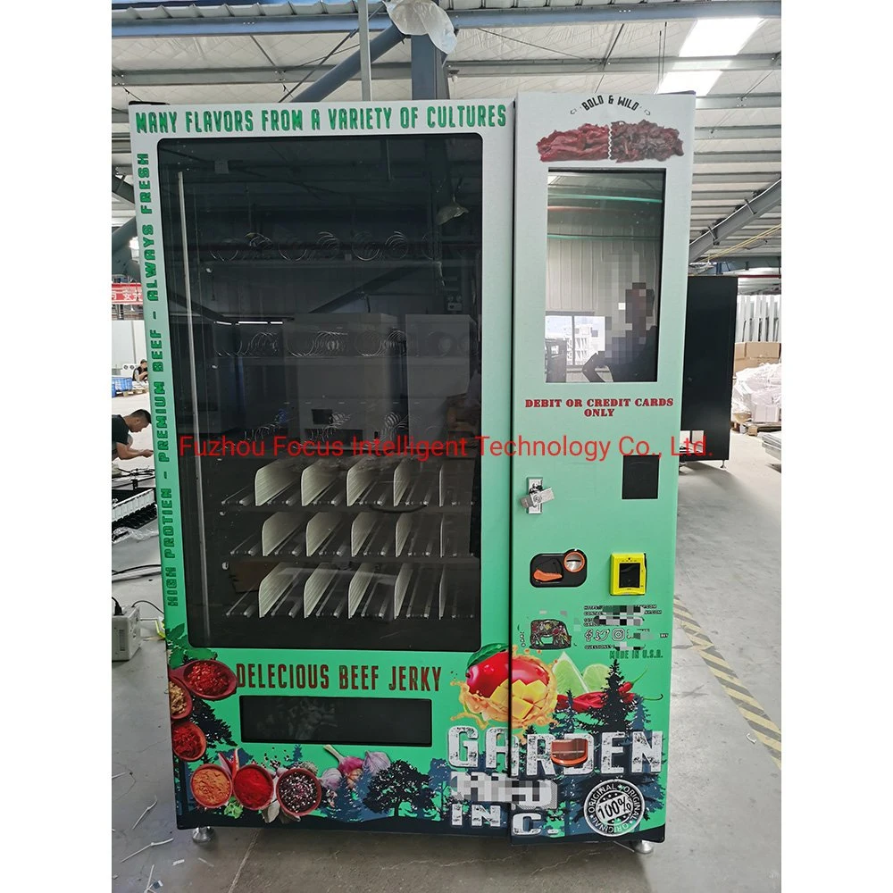 Indoor Salad Food Vending Machine Combo WiFi Smart Touch Screen Work for Australia Currency