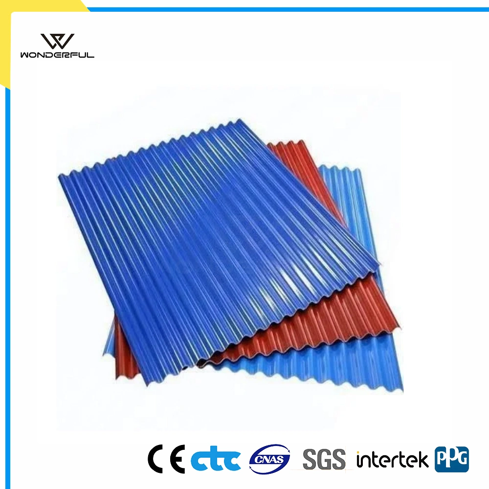 Coated Steel Corrugated Sheet PE/PVDF UV Resistant Metal Roofing