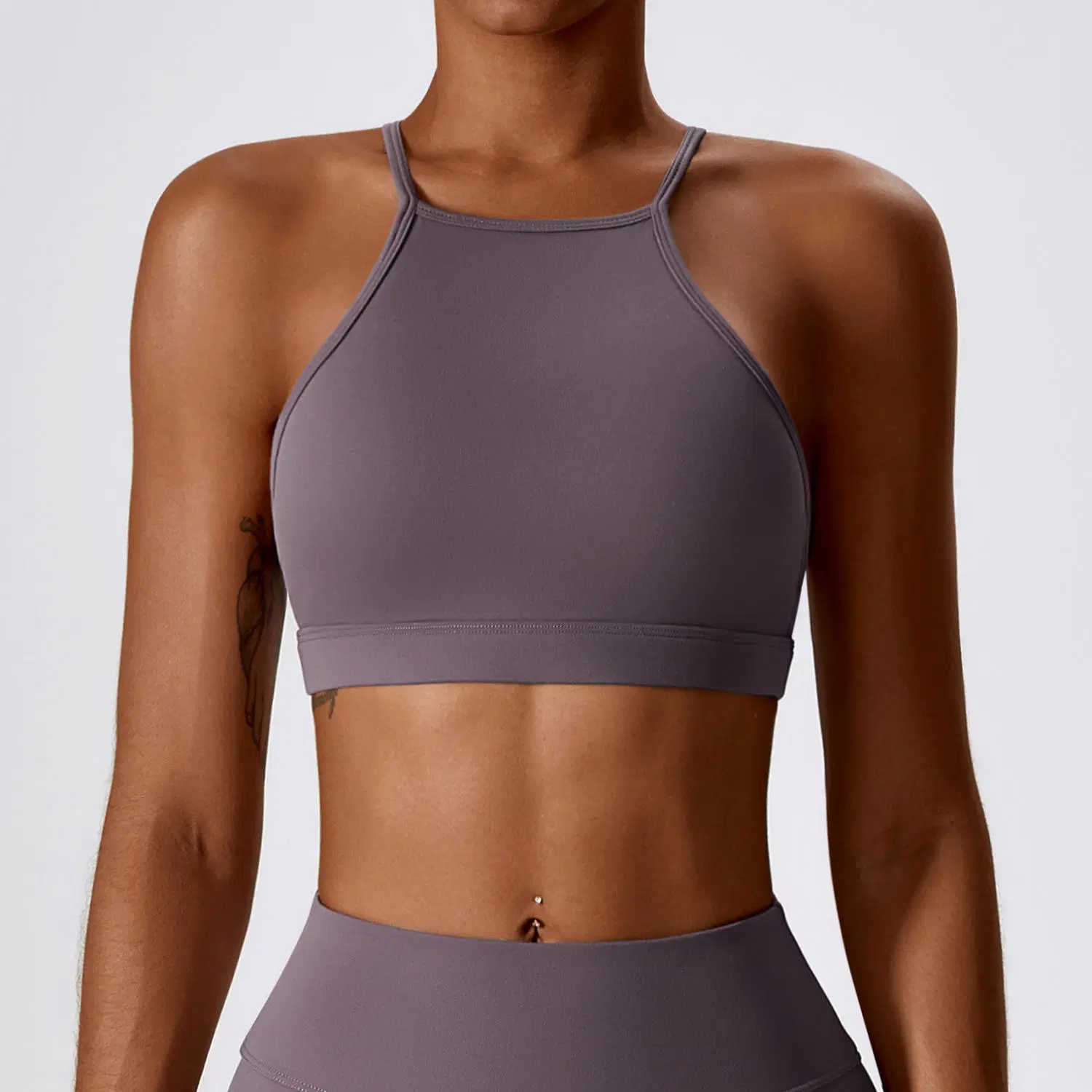 Verstellbare Sexy Unterwäsche Push-up Strappy Rückenlose Sport Yoga