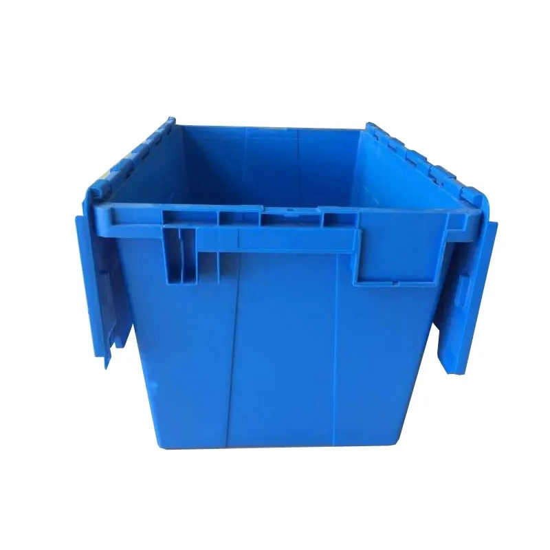 Large Logistic Distribution Stackable Plastic Tote Box Storage Containers for Moving