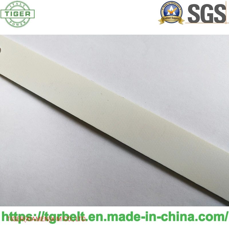 China Top 5 Factory Tiger 1.5mm White Food Conveyor Belt