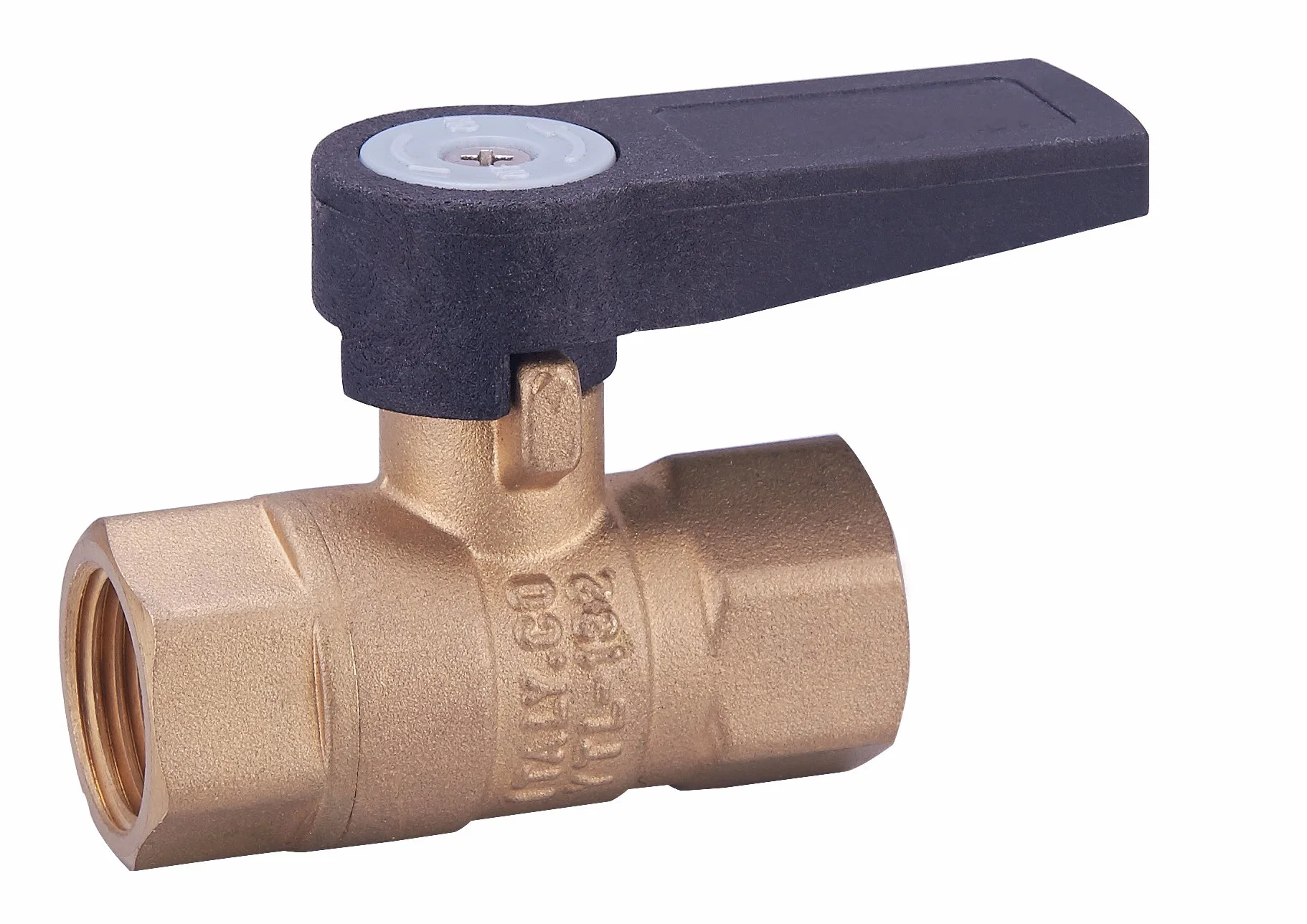 Top Sale Full Bore Brass Ball Valve Price with Plastic Handle (IC-1060)