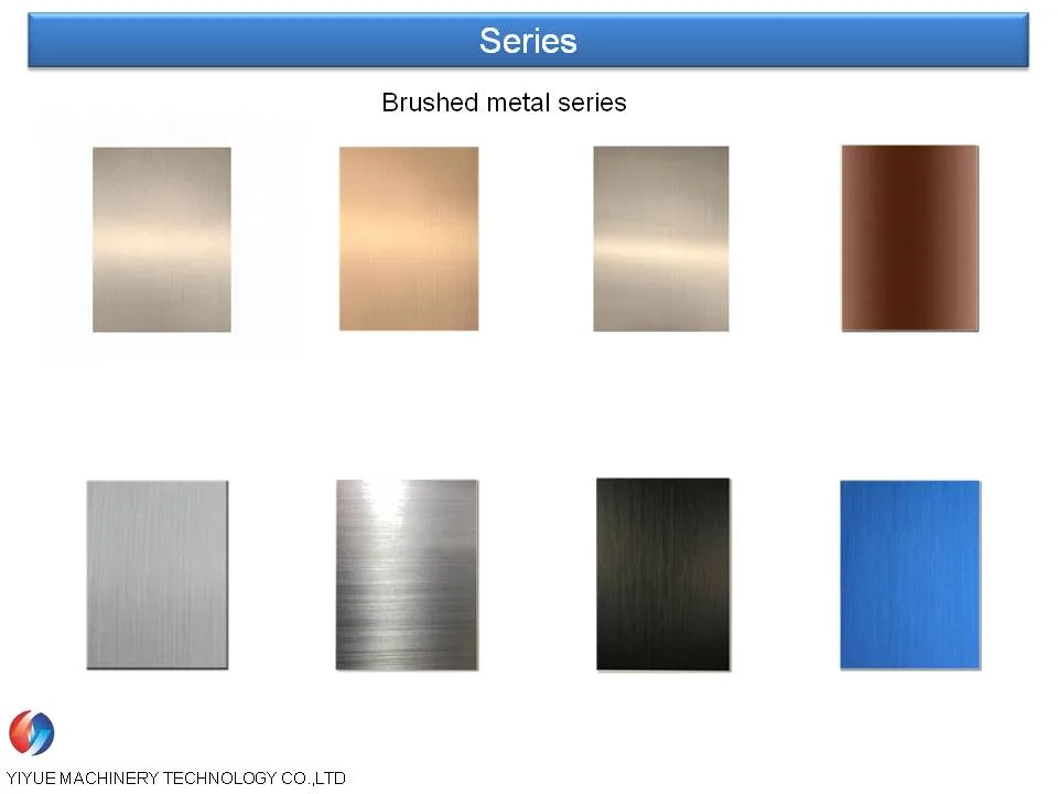 Brushed Metal Film Compounding Al Plate / Gi Plate Laminated Steel for Household Appliances