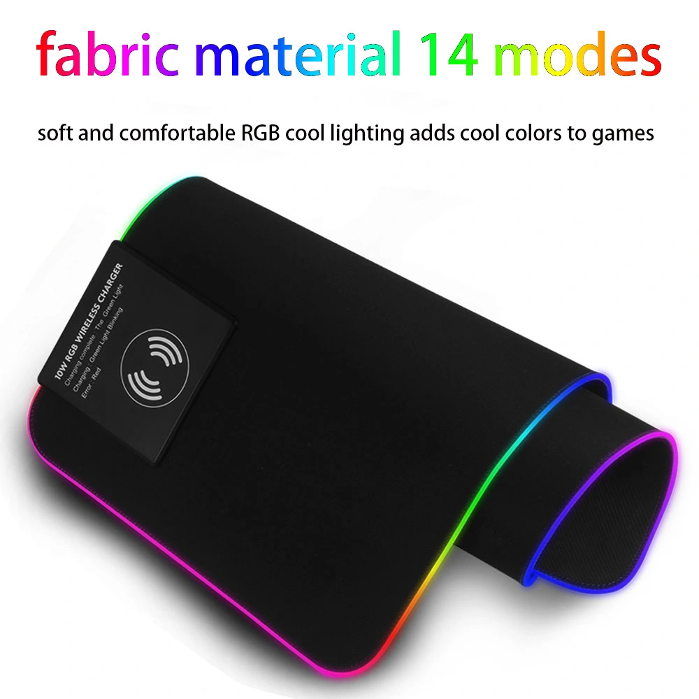 Custom Logo Extended Nature Rubber Mat Computer Gaming Large RGB Mouse Pad