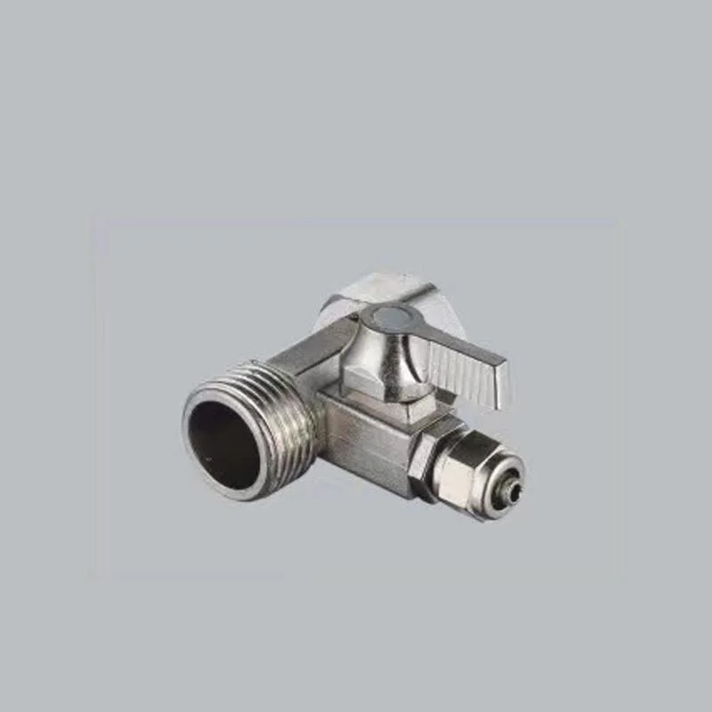 Quick Fitting Push Fit Feed Water Valve Adapter Angle Stop Valve 3 Way RO Ball Valve for RO System