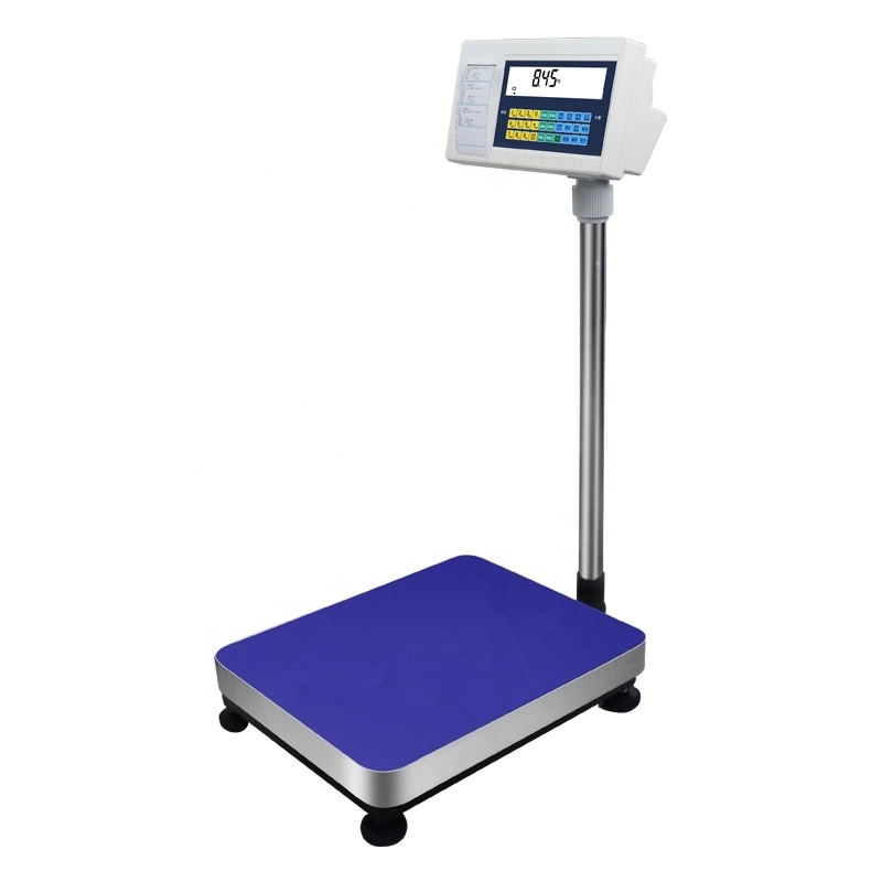 60kg 30*40cm Digital LCD Display Electronic Touch Screen Barcode Label Printing Weighing Scale Bench Scale