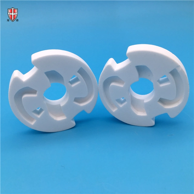 White Ceramic Disc High Hardness Customized Alumina Ceramic Plate